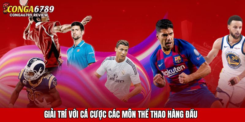 Giải trí với cá cược các môn thể thao hàng đầu