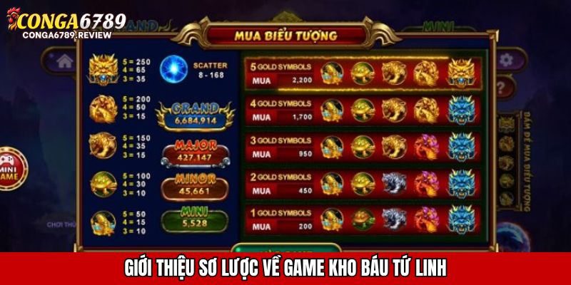 Giới thiệu sơ lược về game Kho Báu Tứ Linh